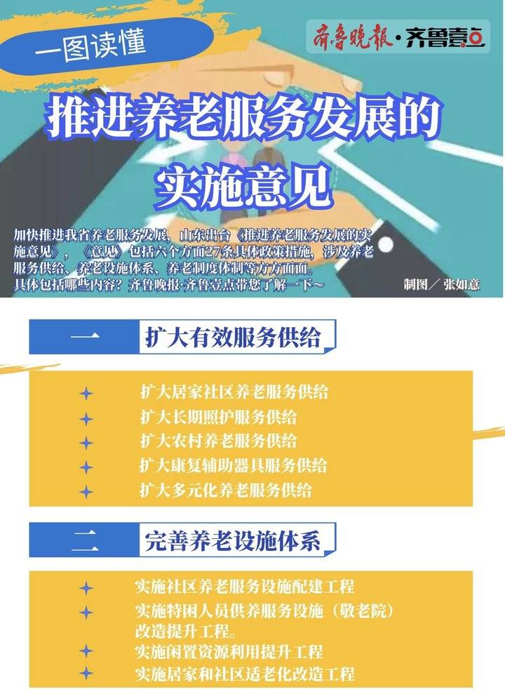 一图读懂《推进养老服务发展的实施意见》 打造“老有所养”的幸福晚年